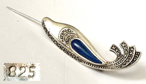 Vintage brosche fisch - brosche,