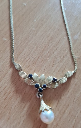 Vintage goldfarbenes collier - vintage,